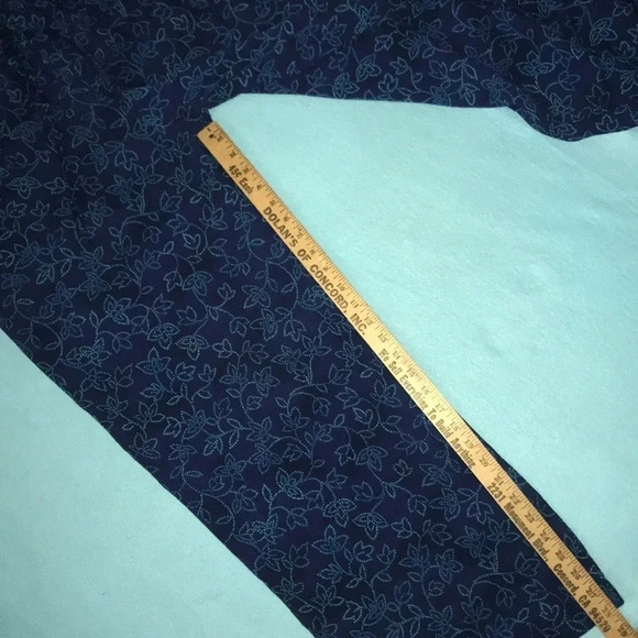 𝅺SHIP N SHORE vintage floral pull on pant elastic waistband art to wear size XL - Picture 5 of 7